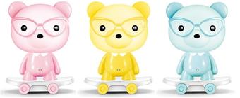 LED skateboard touch style cute bear   ITEM NO.： W088048