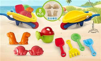 Cart with dinosaur beach accessories   ITEM NO.： W085423