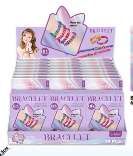 DIY bead letter bracelet strap (24PSC)   ITEM NO.： W089399