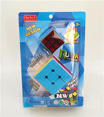 Solid color third-order+3.5CM third-order heat transfer printing cube   ITEM NO.： W089706