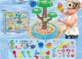 Playful beach toys with colored clay beach toys   ITEM NO.： W084971