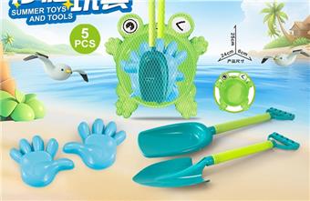 Frog Plate with Beach Accessories   ITEM NO.： W085686
