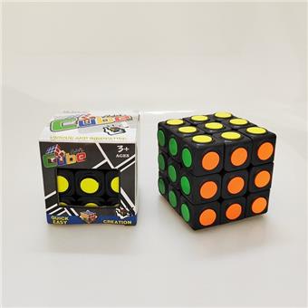 Circular third-order Rubik's Cube, mixed packaging in 2 colors   ITEM NO.： W089761