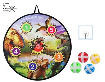 Large target disc foldable 74cm throwing sticky ball - Jurassic   ITEM NO.： W087329