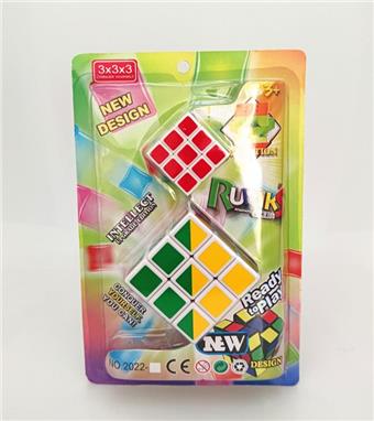 Four color three-step+3.5CM three-step fluorescent sticker cube   ITEM NO.： W089667