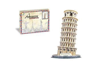 Pizza Leaning Tower 3D Puzzle 31pcs   ITEM NO.： W095473