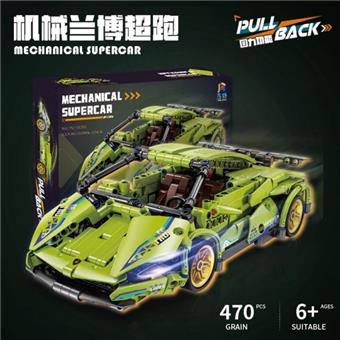 1: 18 Power Green Bull [English Box], 470pcs, with Power Return Function   ITEM NO.： W092829