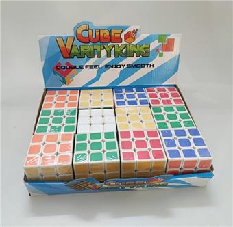 Matte sticker, 3x3 Rubik's Cube, 12pcs/box   ITEM NO.： W089927