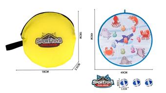 Marine animal 49CM single-sided folding target with 3 balls   ITEM NO.： W087393