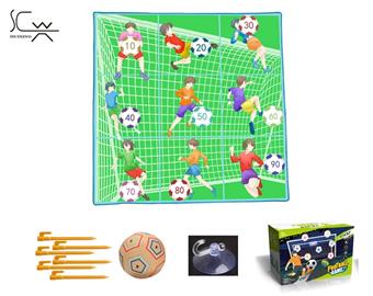 Sticky football target indoor and outdoor sports toy cloth - large green   ITEM NO.： W087316