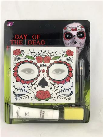Day of Death Makeup Set   ITEM NO.： W089222