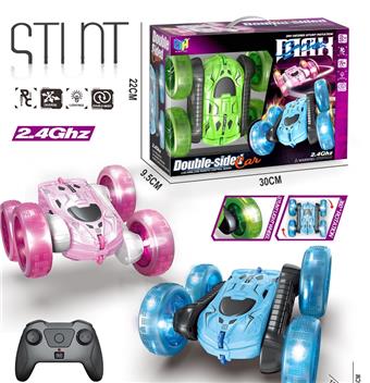 2.4G five way lighting double-sided car remote control car   ITEM NO.： W086156