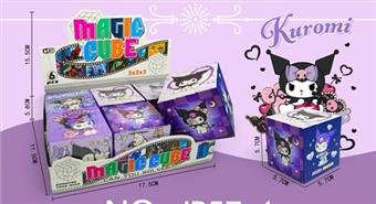 5.7CM Intelligent Magic Cube UV Printed Kuromi 6pcs   ITEM NO.： W092182