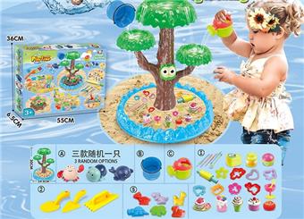 Playful beach toys with colored clay beach toys   ITEM NO.： W084974
