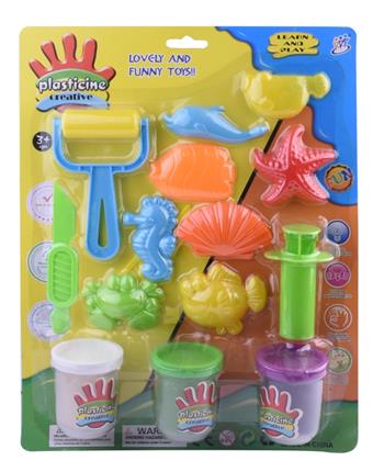 Color clay, 3 bottles of 2 Anshi color clay+accessories   ITEM NO.： W094574
