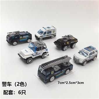 Alloy police car   ITEM NO.： W088710