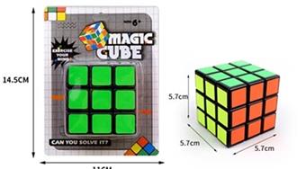 5.7CM PE fully enclosed third-order intelligence cube   ITEM NO.： W092084