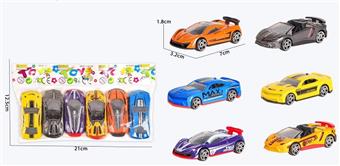 Iron sheet alloy car bag (6PCS)   ITEM NO.： W094839
