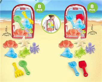 PVS backpack+beach accessories   ITEM NO.： W085783