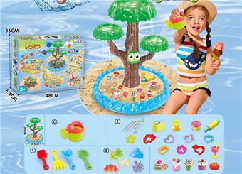Playful beach toys with colored clay beach toys   ITEM NO.： W084931