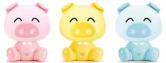 LED touch style cute pig   ITEM NO.： W088041