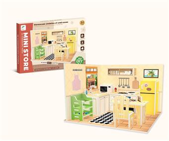 26PCS Kitchen 3D Puzzles   ITEM NO.： W095477