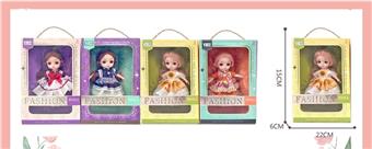 4 16CM Doll 13 Joint 3D Eye Single Box   ITEM NO.： W094954