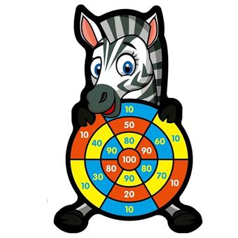 Zebra target dart board adhesive ball cloth target   ITEM NO.： W087078