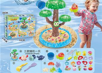 Playful beach toys with colored clay beach toys   ITEM NO.： W084979