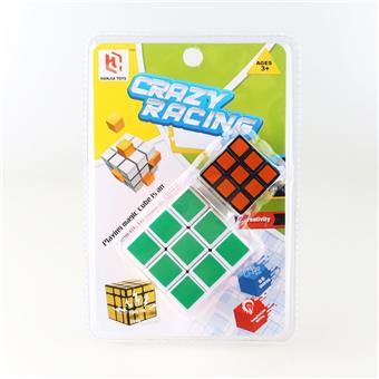 Matte sticker with white background, three-stage+3.5CM, three-stage heat transfer printing, black background, Rubik's Cube   ITEM NO.： W090075