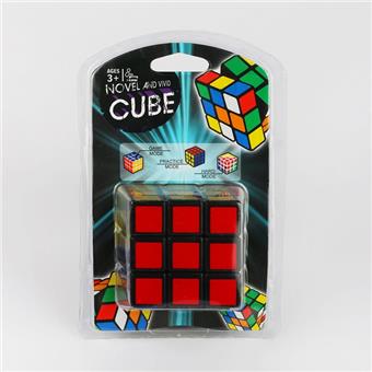 Versatile Rubik's Cube (with spring screws) black background 6-color heat transfer printing mixed with multiple options, including instruction manual (GCC)   ITEM NO.： W089642