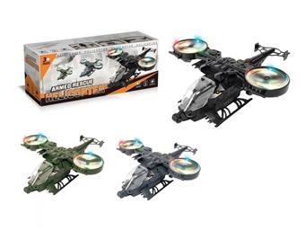 Colorful light electric universal fighter jet [without electricity included]   ITEM NO.： W090480