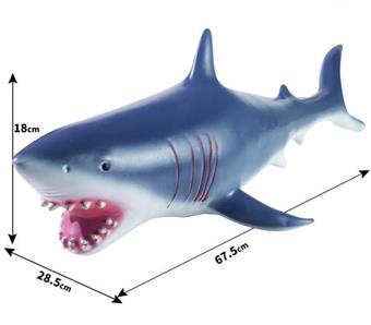 Big inflatable shark, non functional   ITEM NO.： W092612