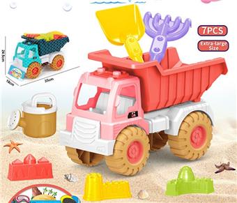Beach toys, coral red/jade green, mixed in 2 colors   ITEM NO.： W090649