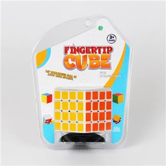 Fourth-order Rubik's Cube, white background with 6 color hot conversion (GCC)   ITEM NO.： W090366