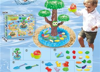 Playful beach toys with fruit dinosaur beach toys   ITEM NO.： W084960