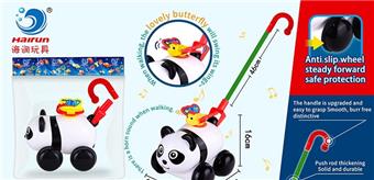 Puzzle learning, crawling, walking, hand pushing, panda   ITEM NO.： W098431