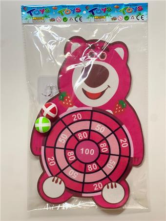 Cartoon Target Pink Bear   ITEM NO.： W086694