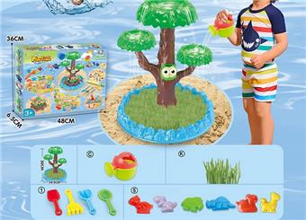 Playful beach toys with seeds dinosaur beach toys   ITEM NO.： W084925