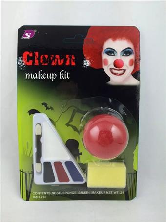 Clown Makeup Set   ITEM NO.： W089223