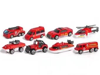 Alloy fire truck   ITEM NO.： W088728