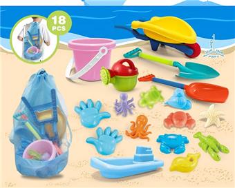 Beach toy mesh bag backpack   ITEM NO.： W085739