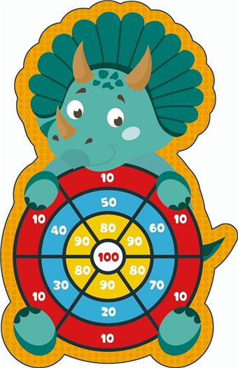 Triangle Dragon Target Dart Disk Adhesive Ball Cloth Target   ITEM NO.： W087062