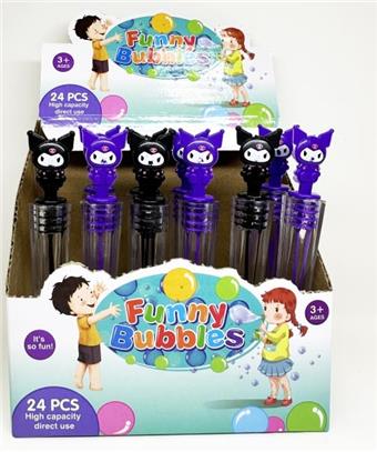 13cm Kuromi 24 Bubble Stick   ITEM NO.： W092219