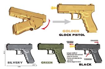 Glock pistol model (12PCS per unit price) (CPC)   ITEM NO.： W086013
