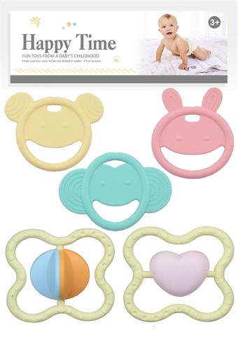 Gum Ringing Macaron Color 5PCS   ITEM NO.： W086045