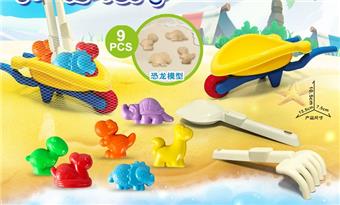 Cart with dinosaur beach accessories   ITEM NO.： W085432