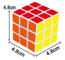 4.8CM Rubik's Cube Color Printing   ITEM NO.： W093197