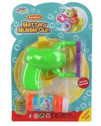 Multi nozzle electric bubble gun, mixed with 2 colors   ITEM NO.： W092867