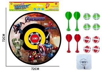 72CM Avengers Foldable Adhesive Ball Cloth Target   ITEM NO.： W086337